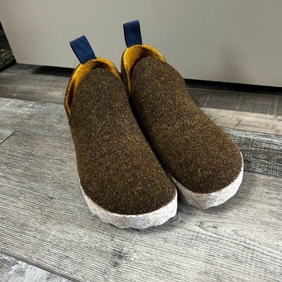 Asportuguesas City Slip On Wool Felt Womens Flat Shoes size 36 made in Portugal - Picture 2 of 10